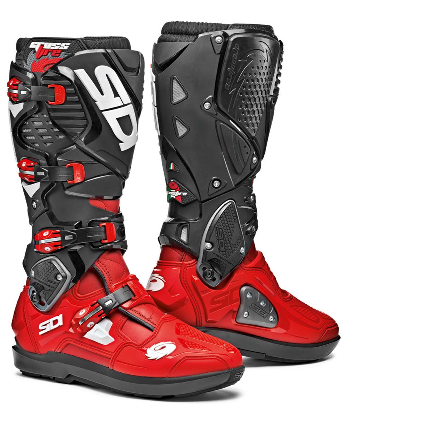 Sidi Sidi Crossfire 3 SRS - Red/Red/Black CE - Front View