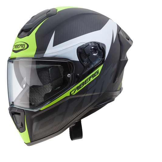 Caberg Drift Evo Carbon - Matt Anthracite/Yellow Fluo