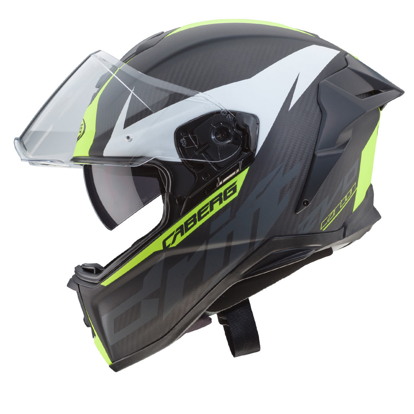 Caberg Drift Evo Carbon - Matt Anthracite/Yellow Fluo