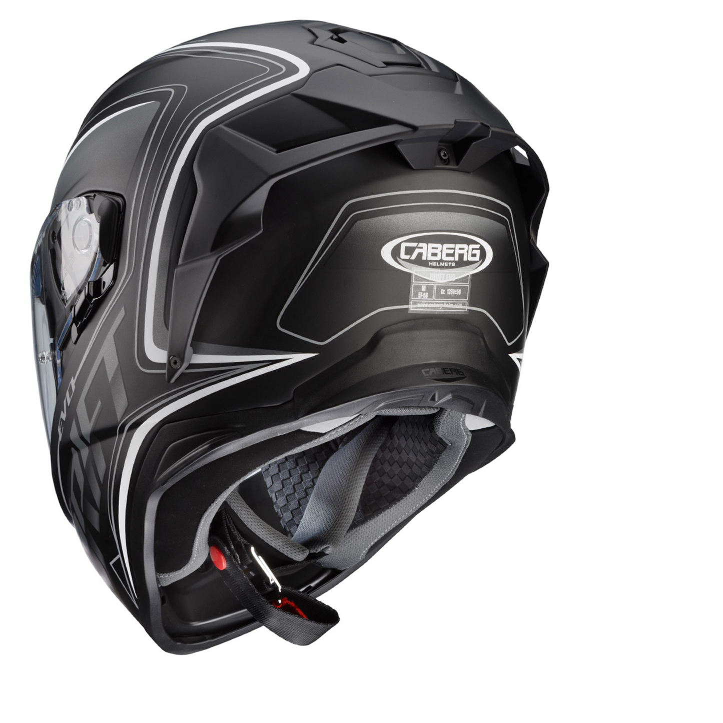 Caberg Caberg Drift Evo Integra - Matt Black/Anthracite/White - Interior View