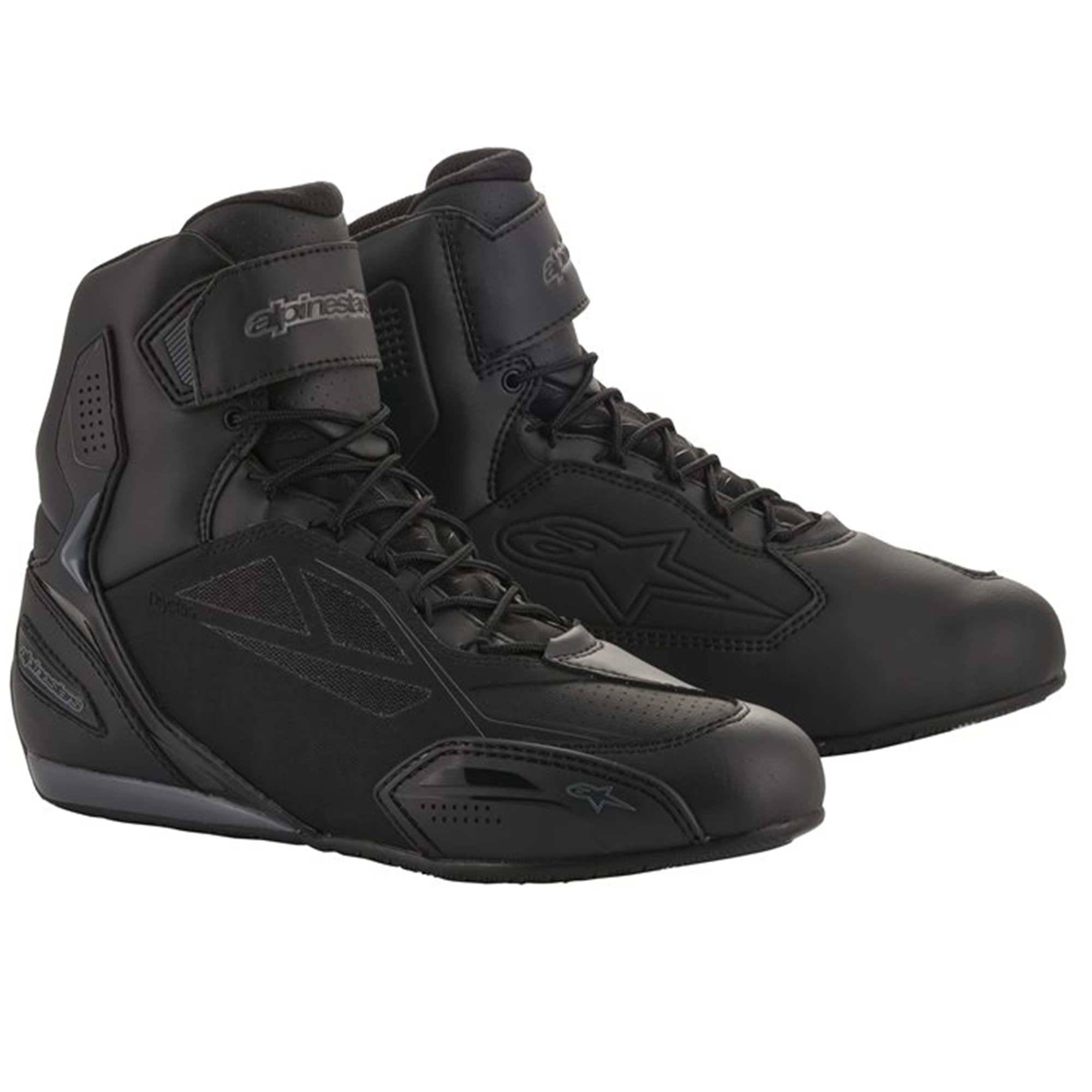alpinestars FASTER-3 DRYSTAR 27.5（black） Alpinestars Faster-3 Drystar Motorcycle Shoes - Black/Cool Grey