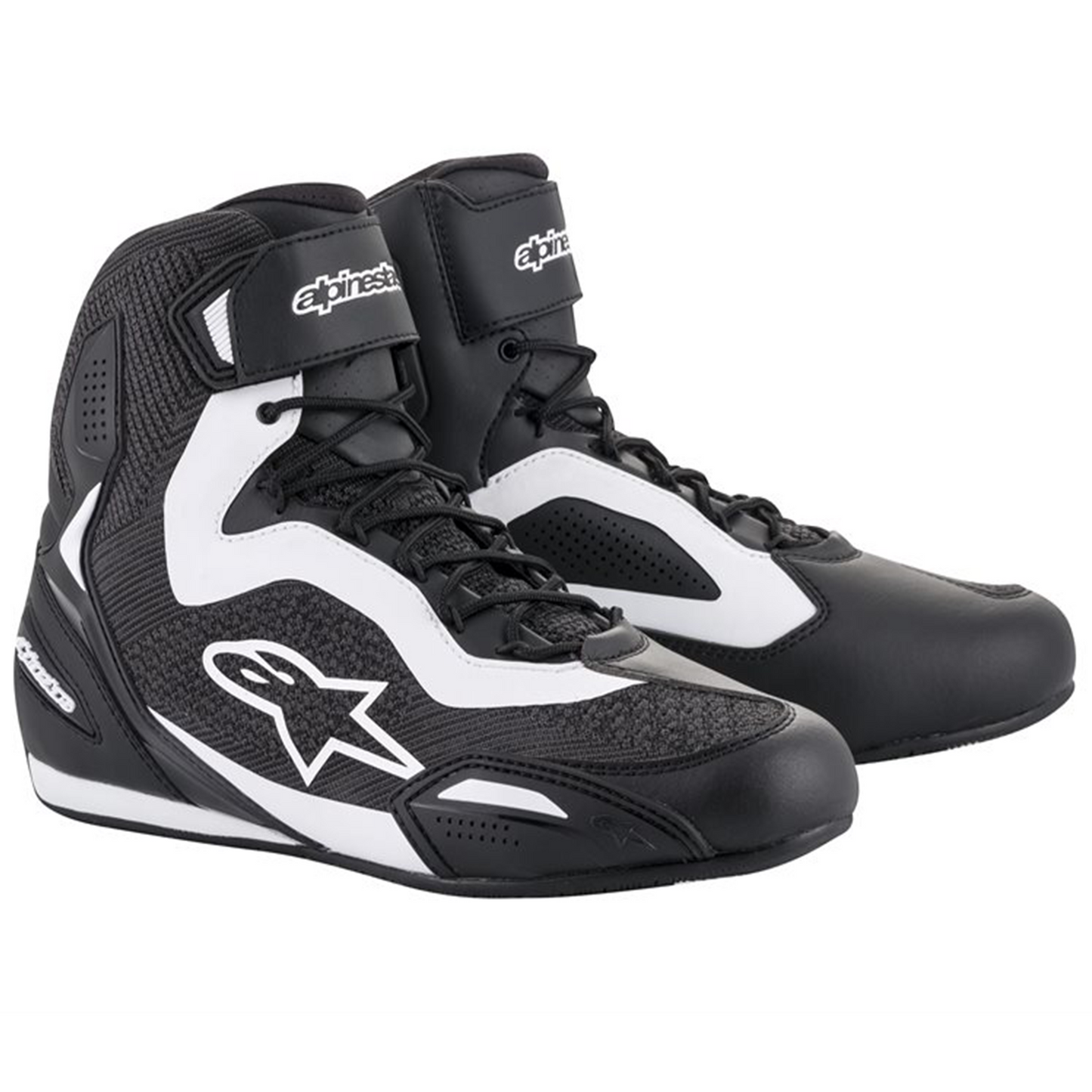 Alpinestars Faster-3 Ride Knit Shoes - Black/White