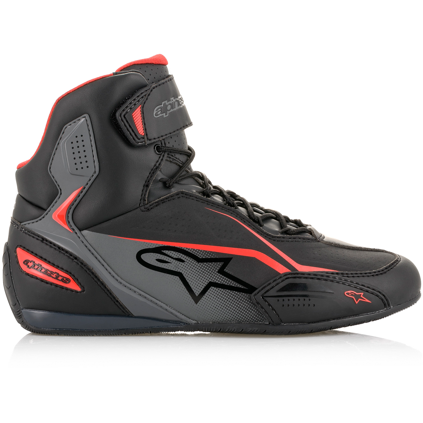 Alpinestars Faster-3 Shoes - Black/Grey/Red