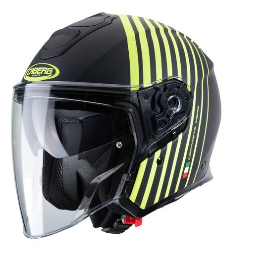 Caberg Flyon Bakari - Matt Black/Yellow