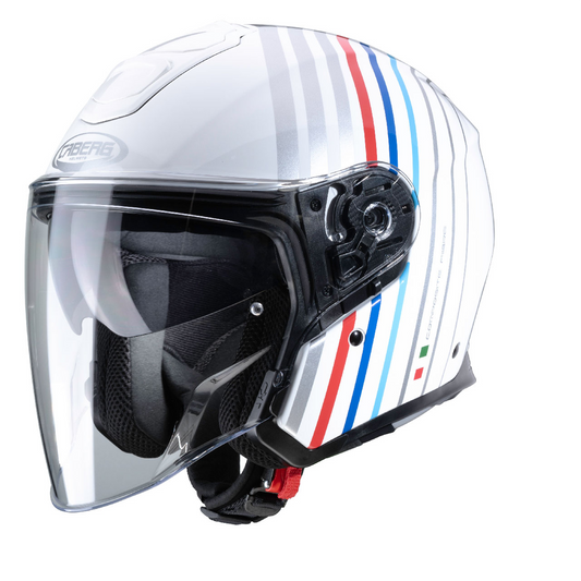Caberg Flyon Bakari - White/Silver