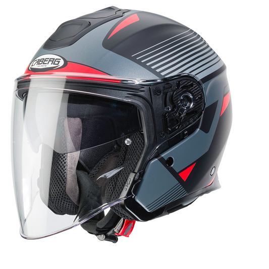 Caberg Flyon Rio - Matt Black/Red/Anthracite/Silver