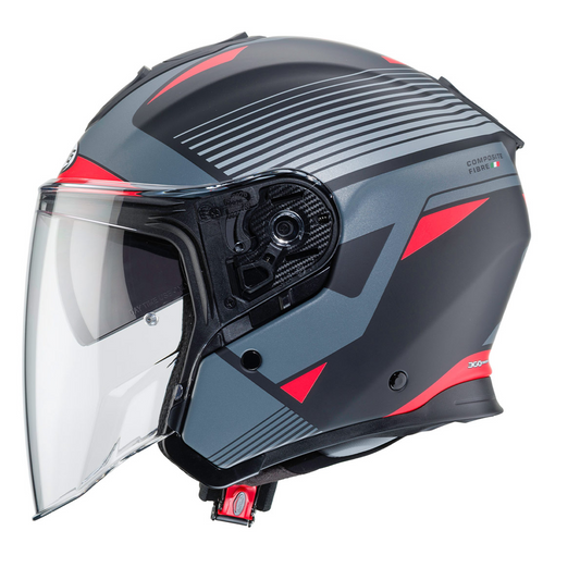 Caberg Flyon Rio - Matt Black/Red/Anthracite/Silver