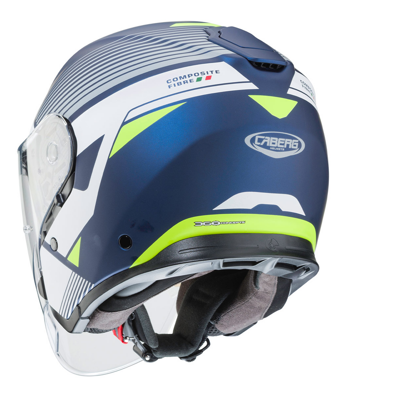 Caberg Flyon Rio - Matt Blue/White/Yellow Fluo/Silver