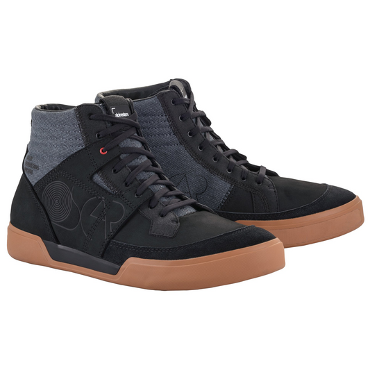 Alpinestars Grange Riding Shoe - Black/Mood Indigo