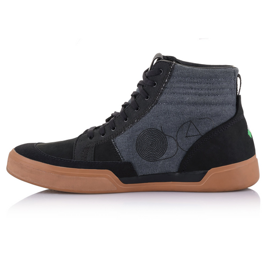 Alpinestars Grange Riding Shoe - Black/Mood Indigo