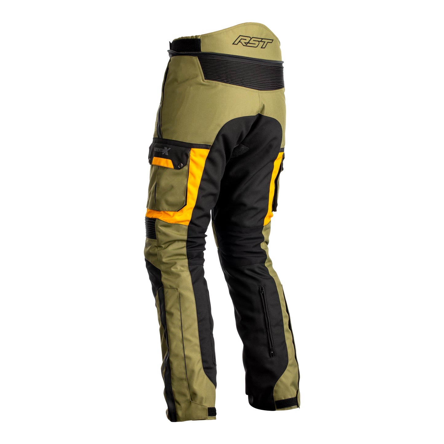 RST Adventure-X (CE) Mens Textile - Regular Length - Jean - Green/Ochre
