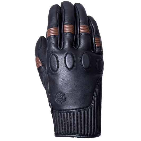 Knox Hanbury Black/Brown Gloves