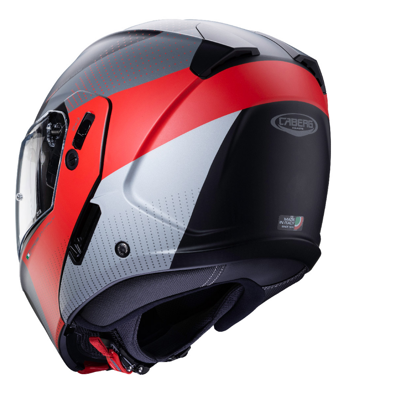 Caberg Horus Scout - Matt Black/Red/Anthracite/Silver