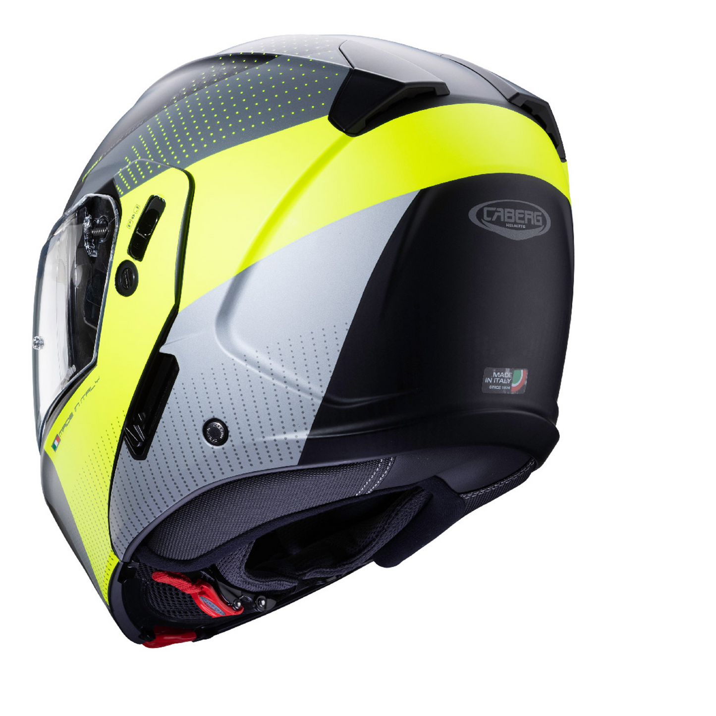 Caberg Horus Scout - Matt Black/Yellow Fluo/Anthracite/Silver