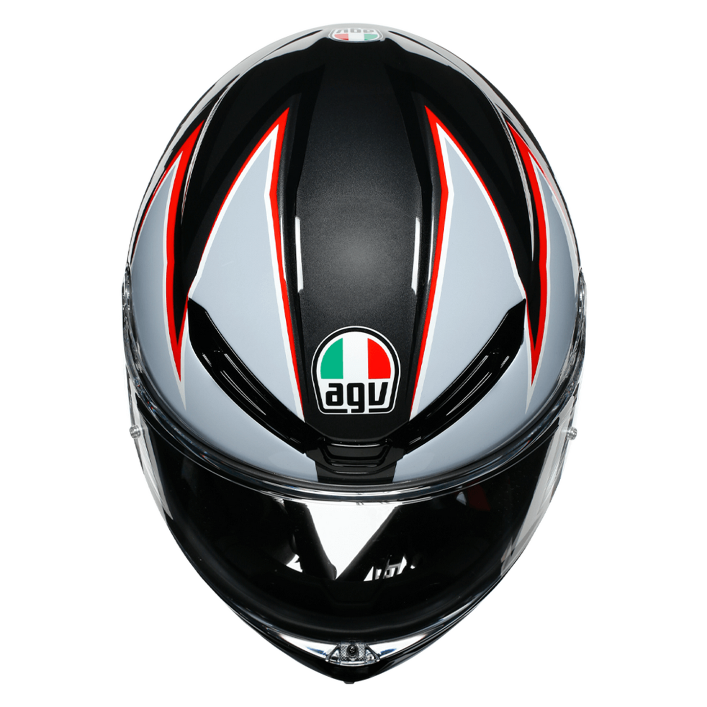 AGV AGV K6 - Flash Matt Black/Grey/Red - View 7