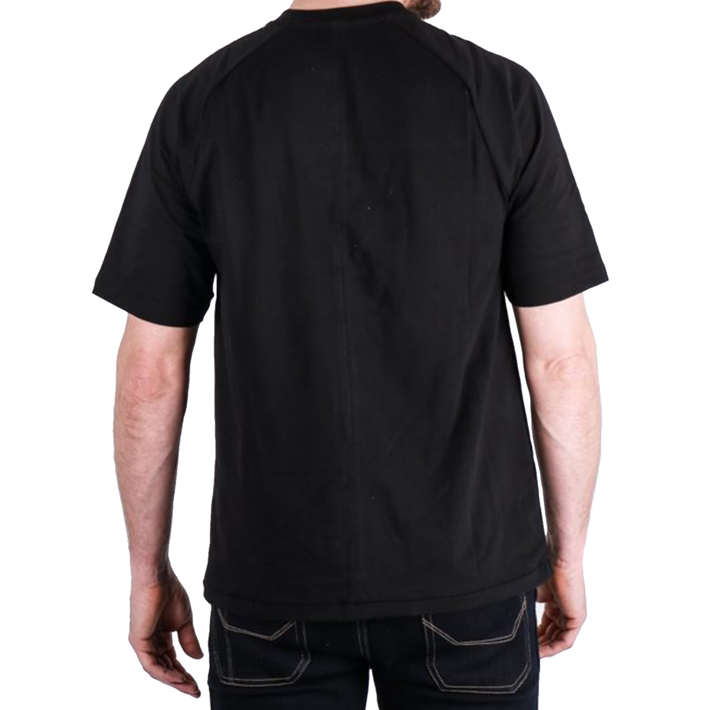 Knox Knox Chequered T-Shirt - Black - Rear View
