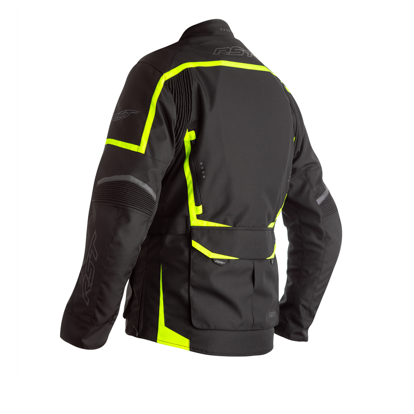 RST RST Maverick CE Ladies Textile Jacket - Black / Neon (2492) - Side View