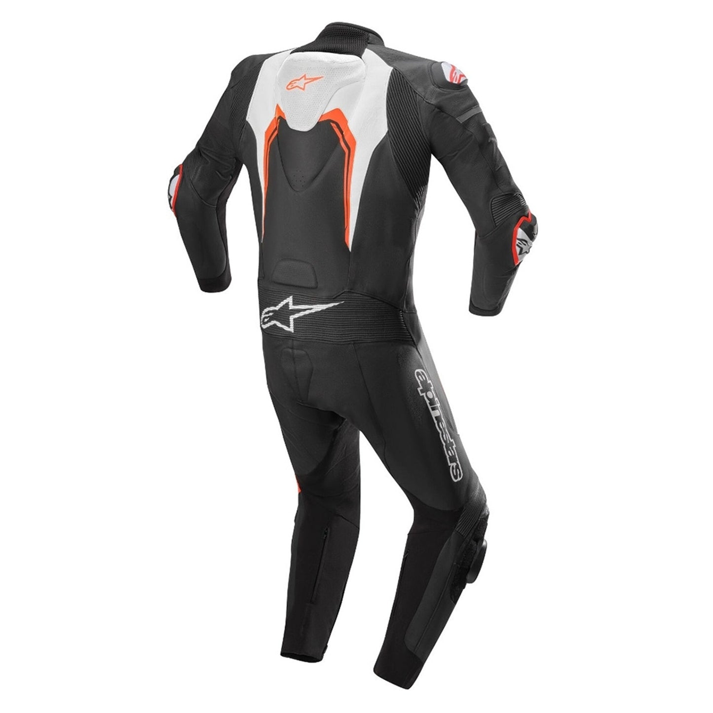 Alpinestars Motegi V3 1 Piece Suit - Blk/Red Flo/Whi