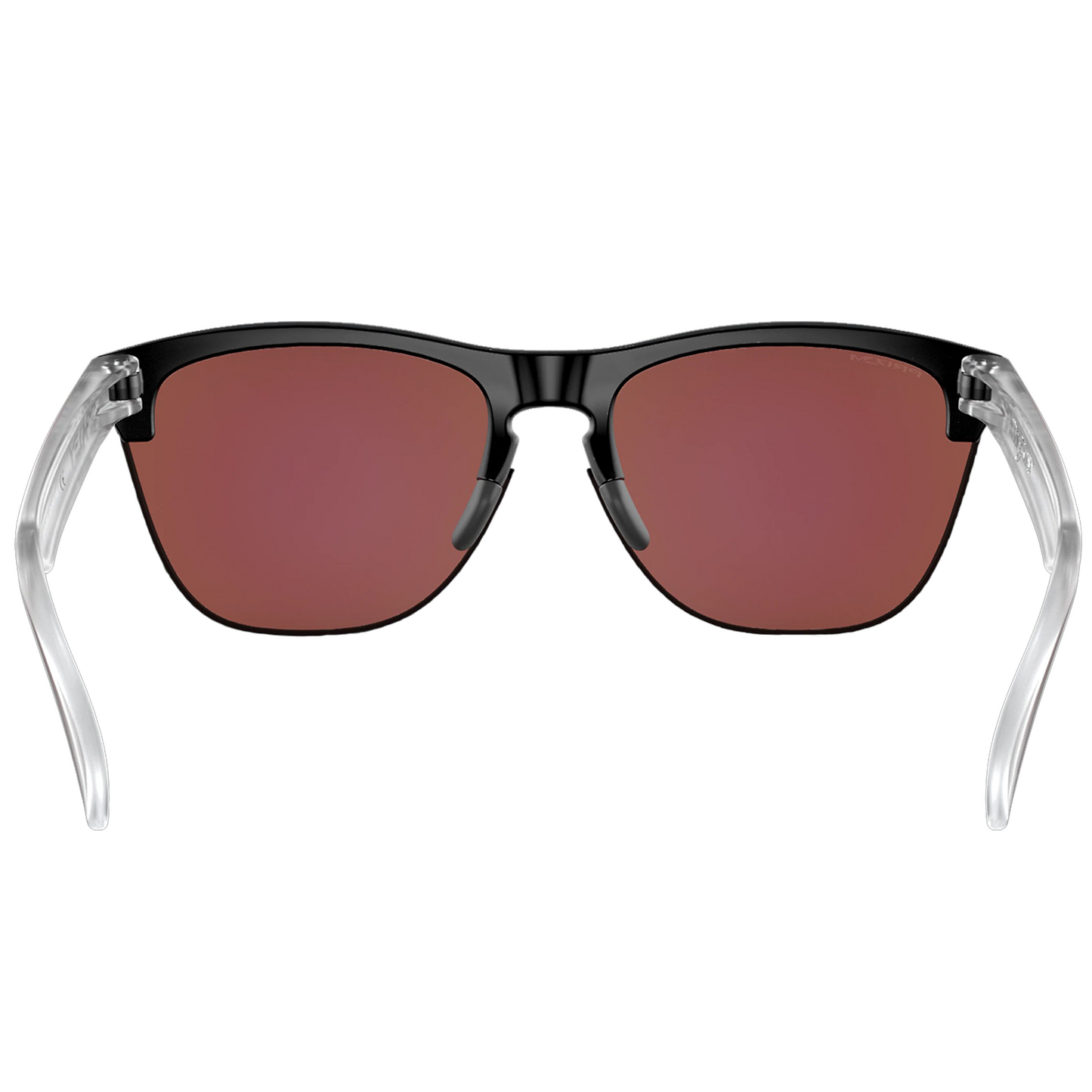 Oakley Oakley Frogskins Lite Sunglasses (Matte Black) Prizm Sapphire Lens - Detail View