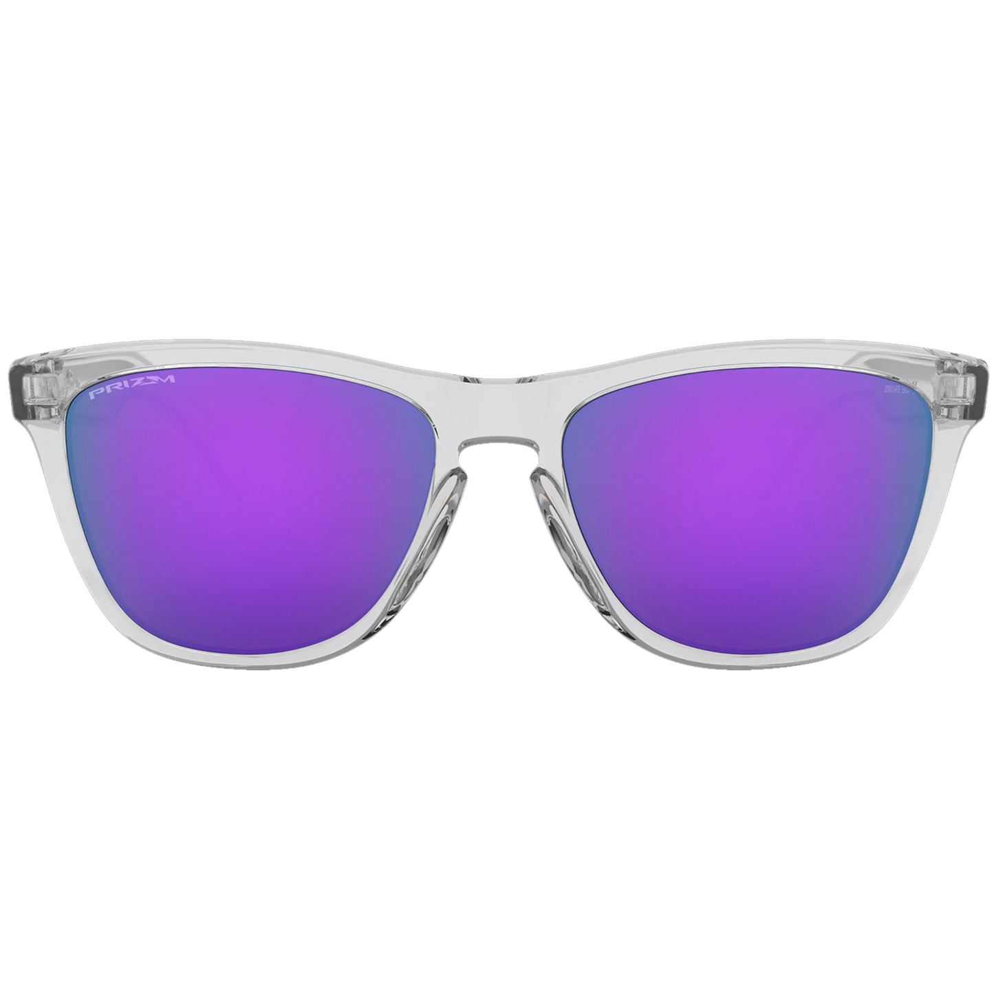 Oakley Frogskins Sunglasses (Polished Clear) Prizm Violet Lens