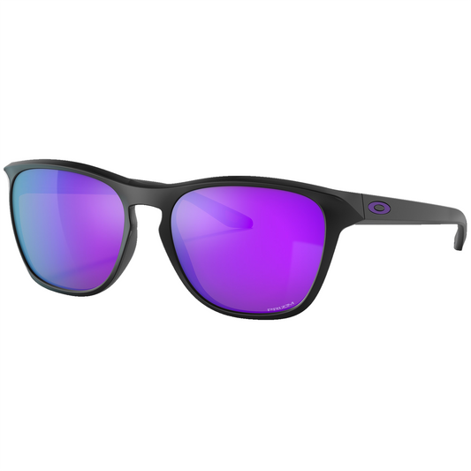 Oakley Manorburn Sunglasses (Matte Black) Prizm Violet Lens