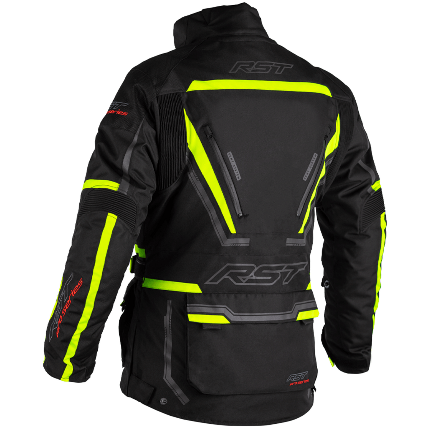 RST Pro Series Paragon 6 Textile Jacket - Black/Flo Yellow