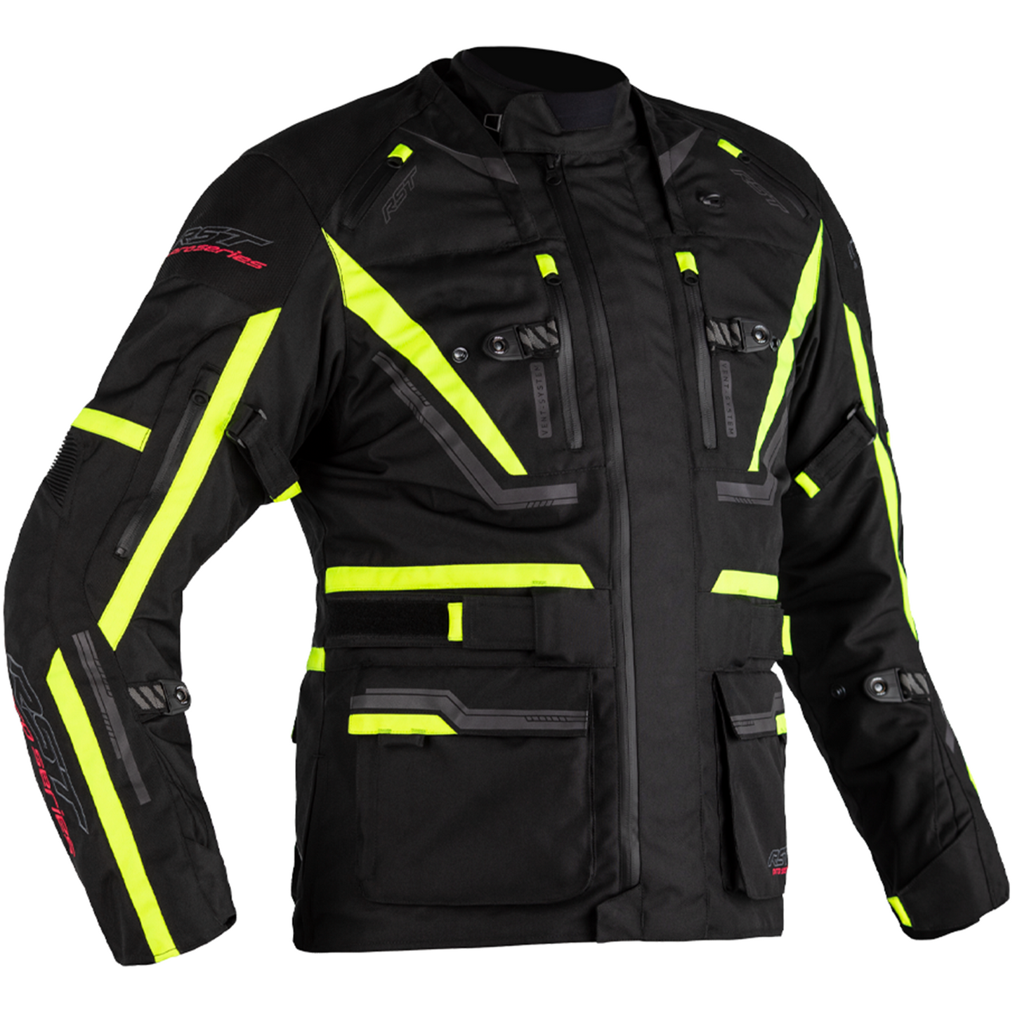 RST Pro Series Paragon 6 Textile Jacket - Black/Flo Yellow
