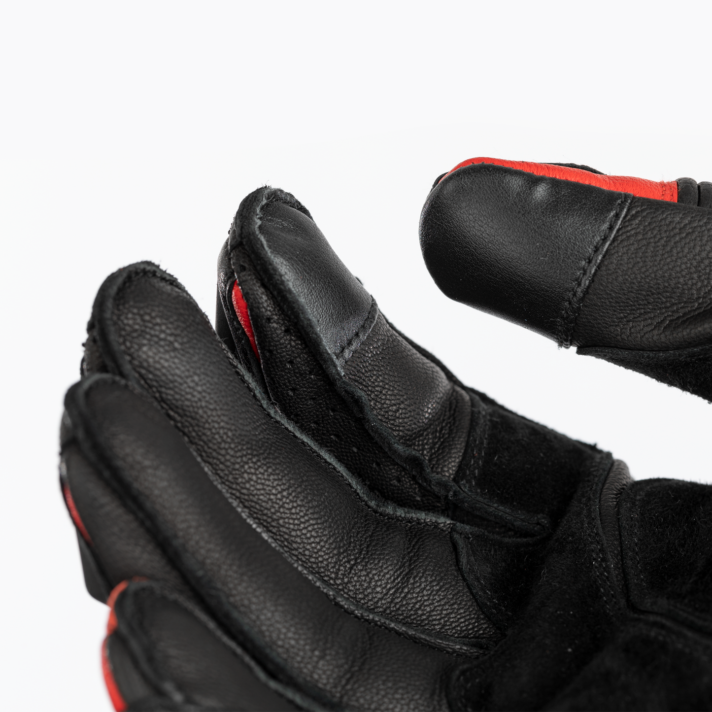 RST RST GT Leather Racing/Riding Gloves - CE Approved - Red - View 7