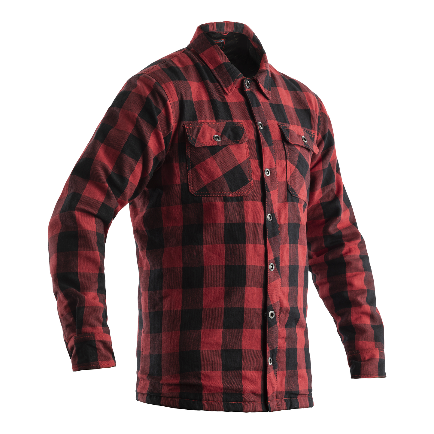 RST Lumberjack Aramid Lined Textile Riding Shirt - CE APPROVED - Red