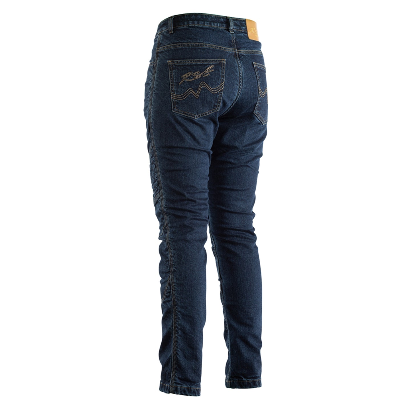 RST Reinforced Straight Leg (CE) Ladies Jeans - Includes Knee Armour - Short Length - Blue