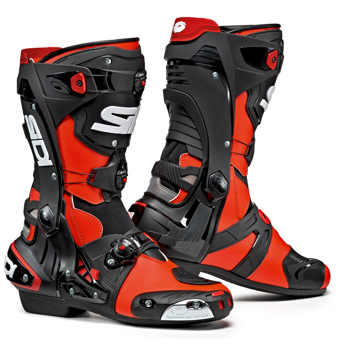 Sidi Sidi Rex - Red Flo/Black - Front View