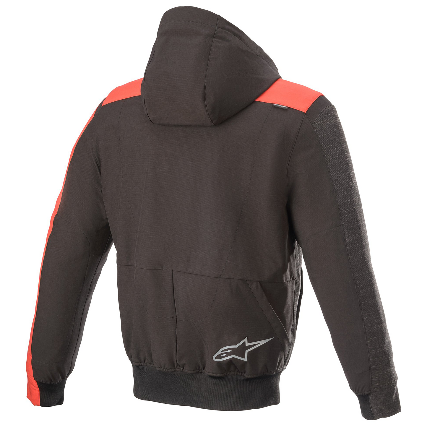 Alpinestars Alpinestars Rhod Windproof Hoodie - Black/Bright Red (1303) - Side View