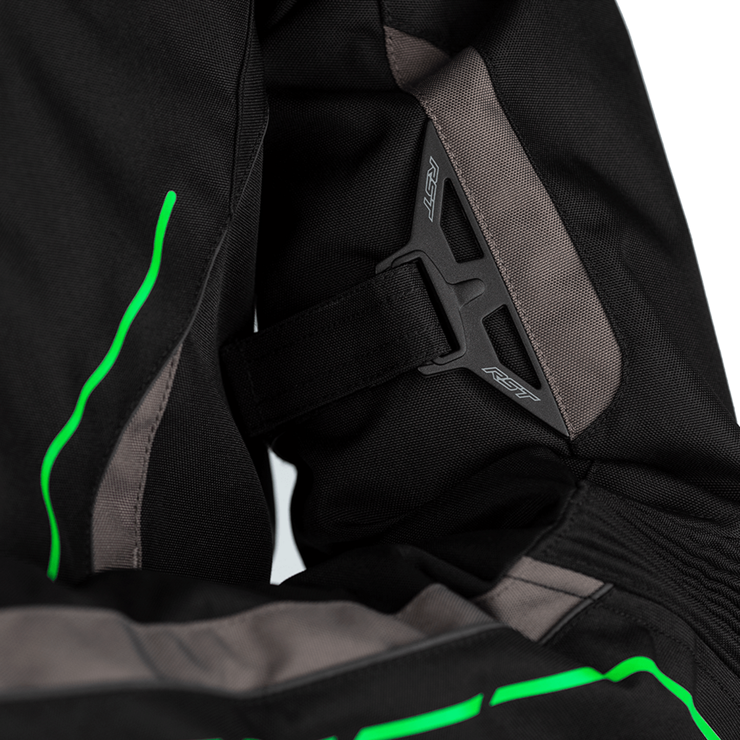 RST S1 CE Men's Textile Jacket - Neon Green (2559)