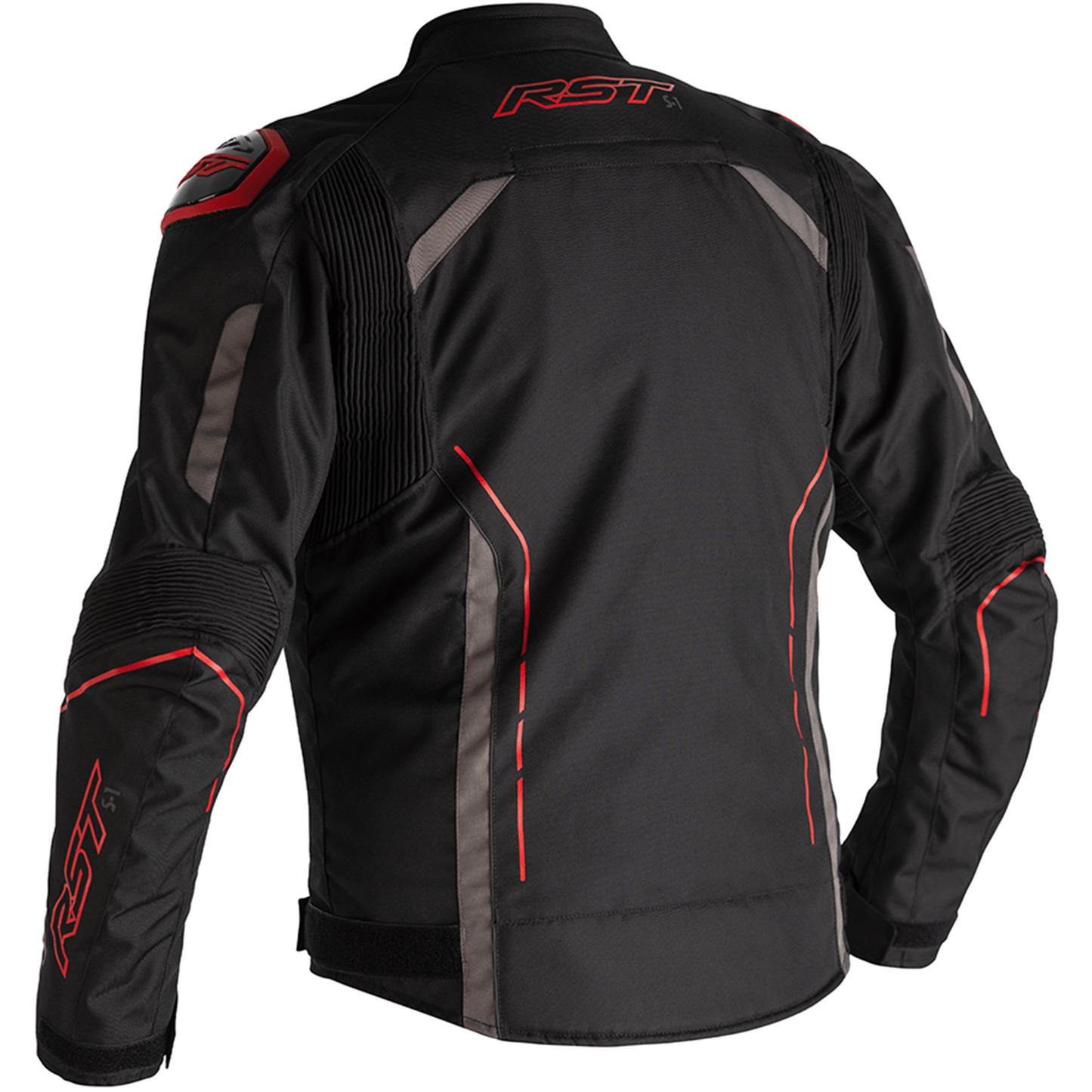 RST S1 CE Men's Textile Jacket - Grey Red (2559)
