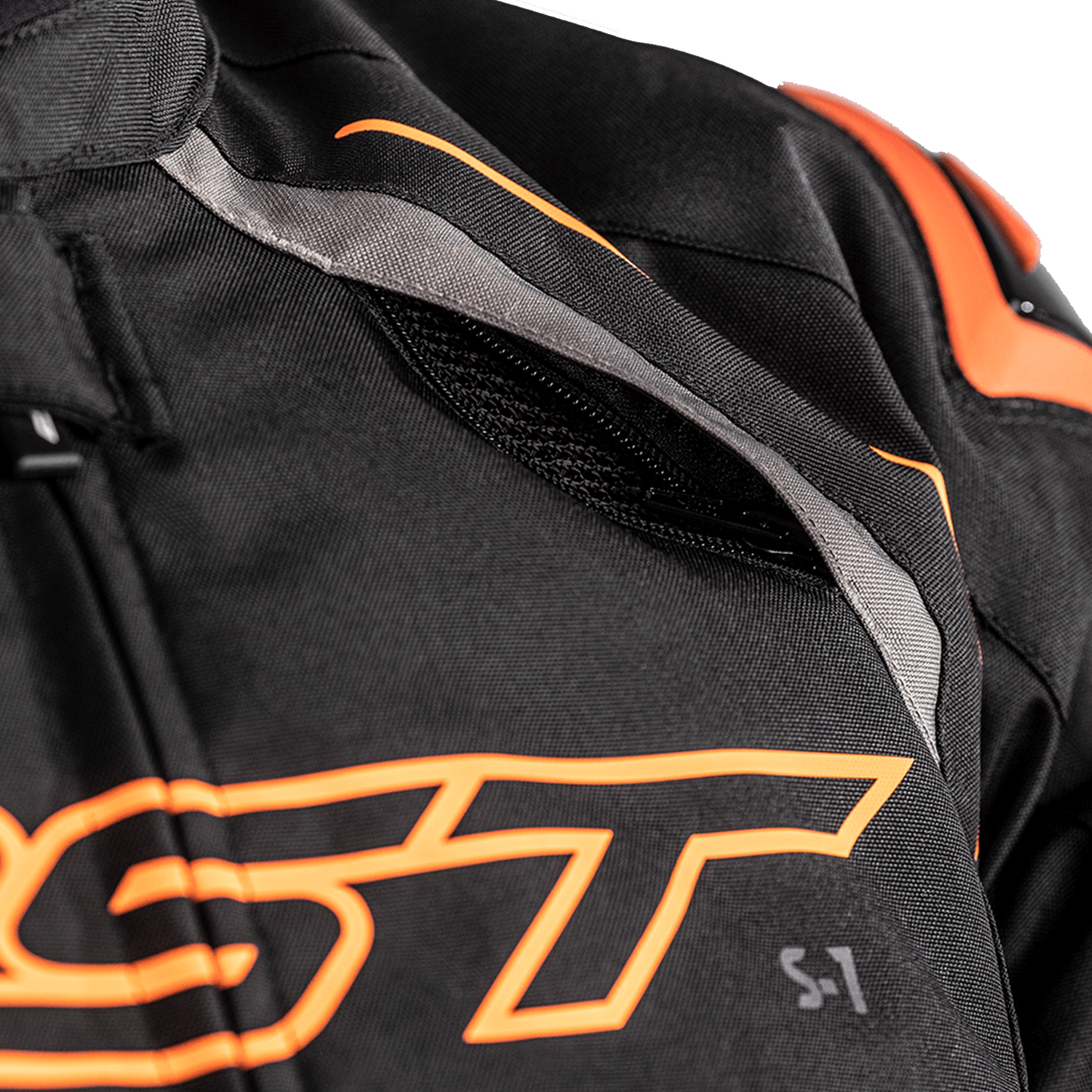 RST S1 CE Men's Textile Jacket - Neon Orange (2559)