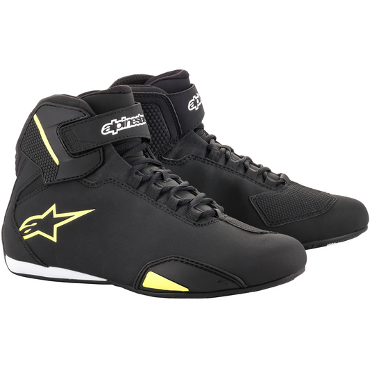 Alpinestars Sektor Shoes - Black/Flo Yellow