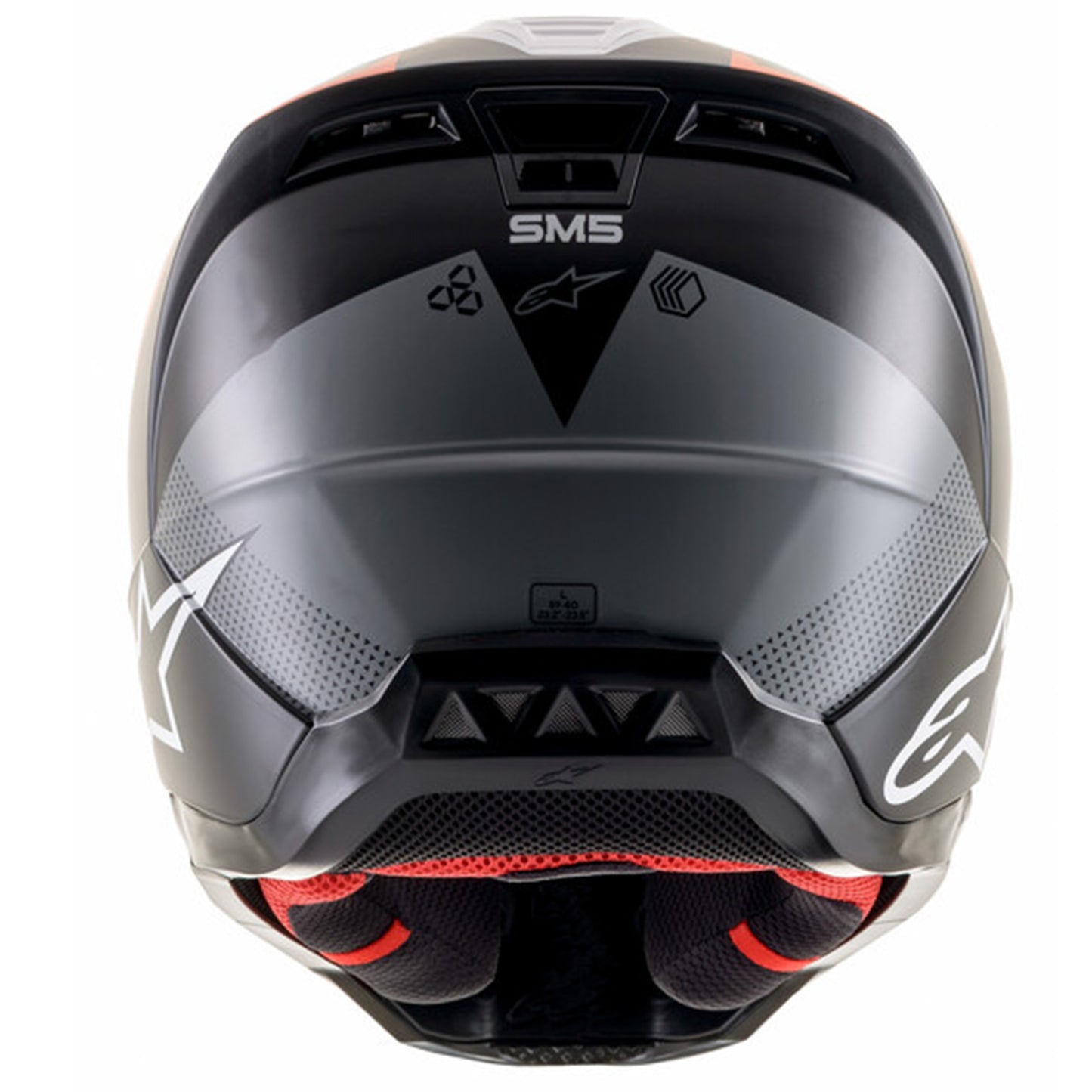 Alpinestars Alpinestars S-M5 Rayon - Black/White/Orange Flo (1242) - View 7