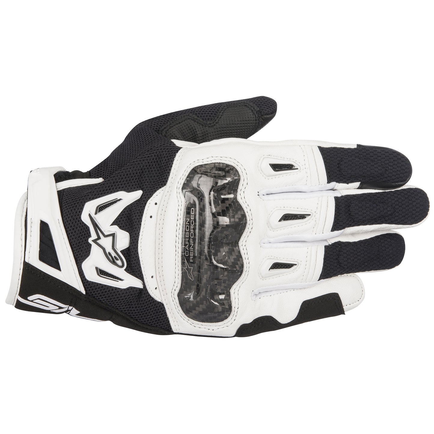 Alpinestars SMX-2 Air Carbon V2 Gloves - Black/White