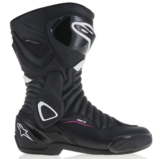 Alpinestars Stella SMX-6 V2 Drystar Boots - Black/White/Fuchsia - (1239)