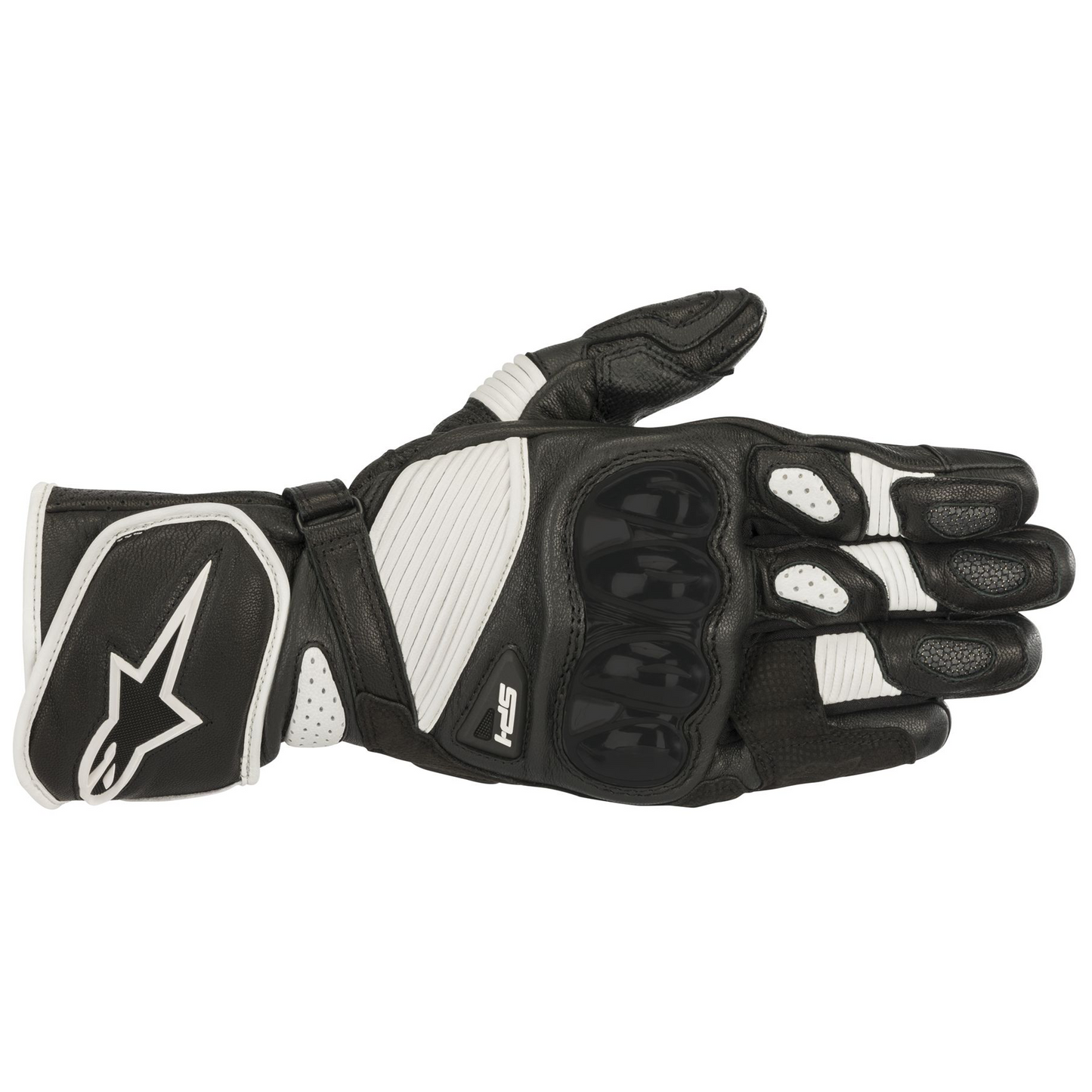 Alpinestars Alpinestars SP-1 V2 Gloves - Black/White - Front View