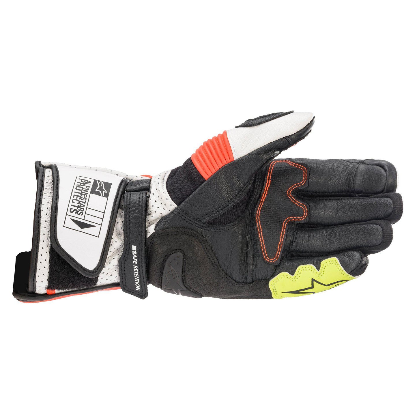 Alpinestars SP-2 V3 Gloves - White/Red Fluo/Black (2310)