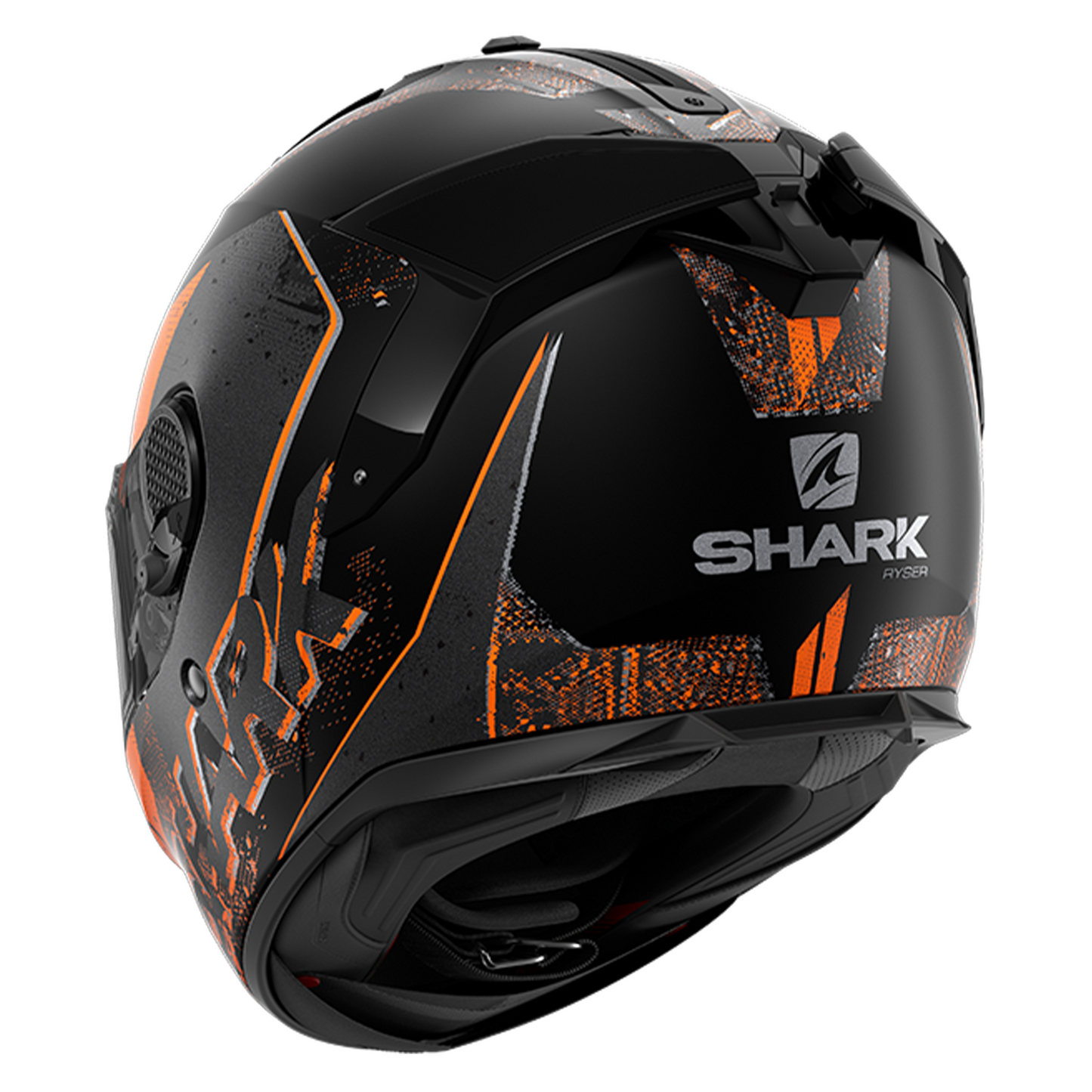 Shark Shark Spartan GT - Ryser Mat KAO - Free Dark Visor - Detail View