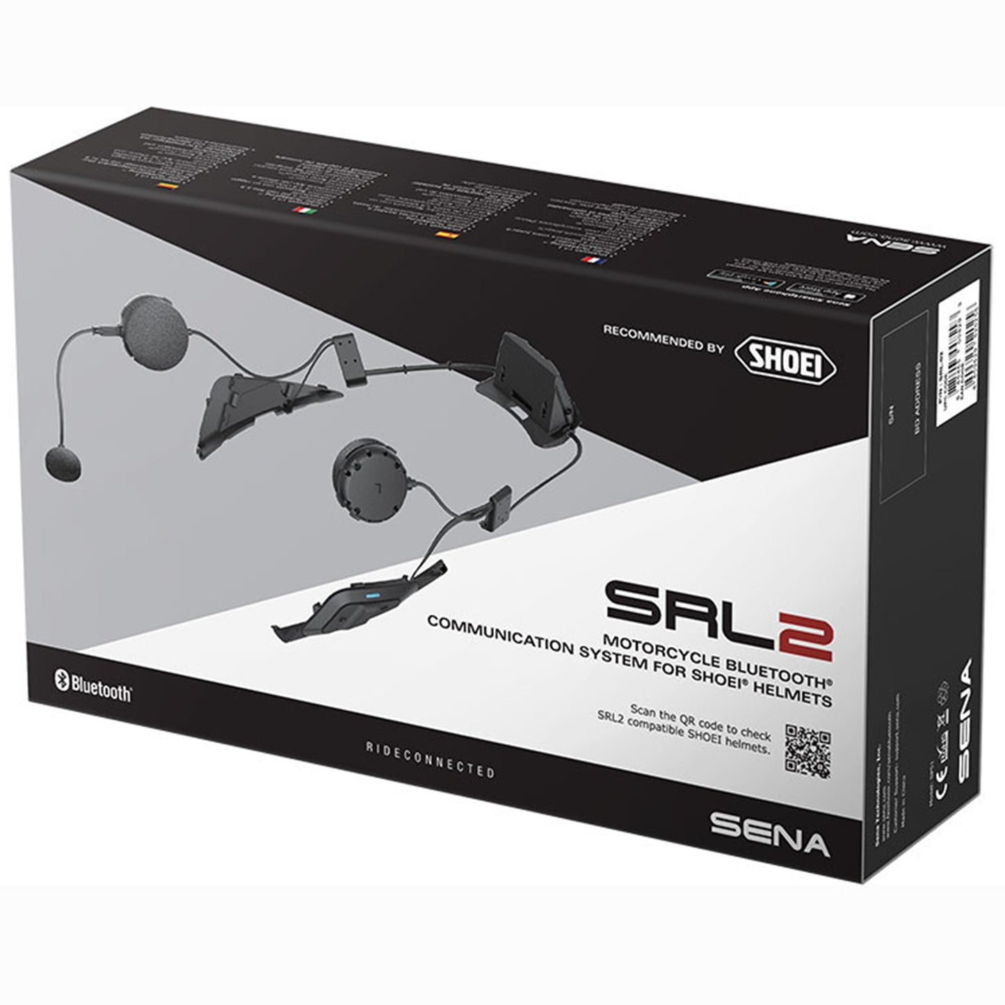 Sena Sena SRL-02 for Shoei GT-Air 2, Neotec 2 (08/03/19 onwards), J-Cruise 2 Motorcycle BT Comms System - Side View