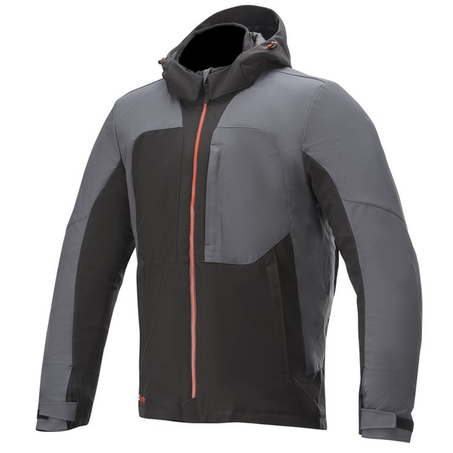 Alpinestars Alpinestars Stratos V2 Techshell Drystar Jacket - Black/Asphalt/Red (1123) - Front View
