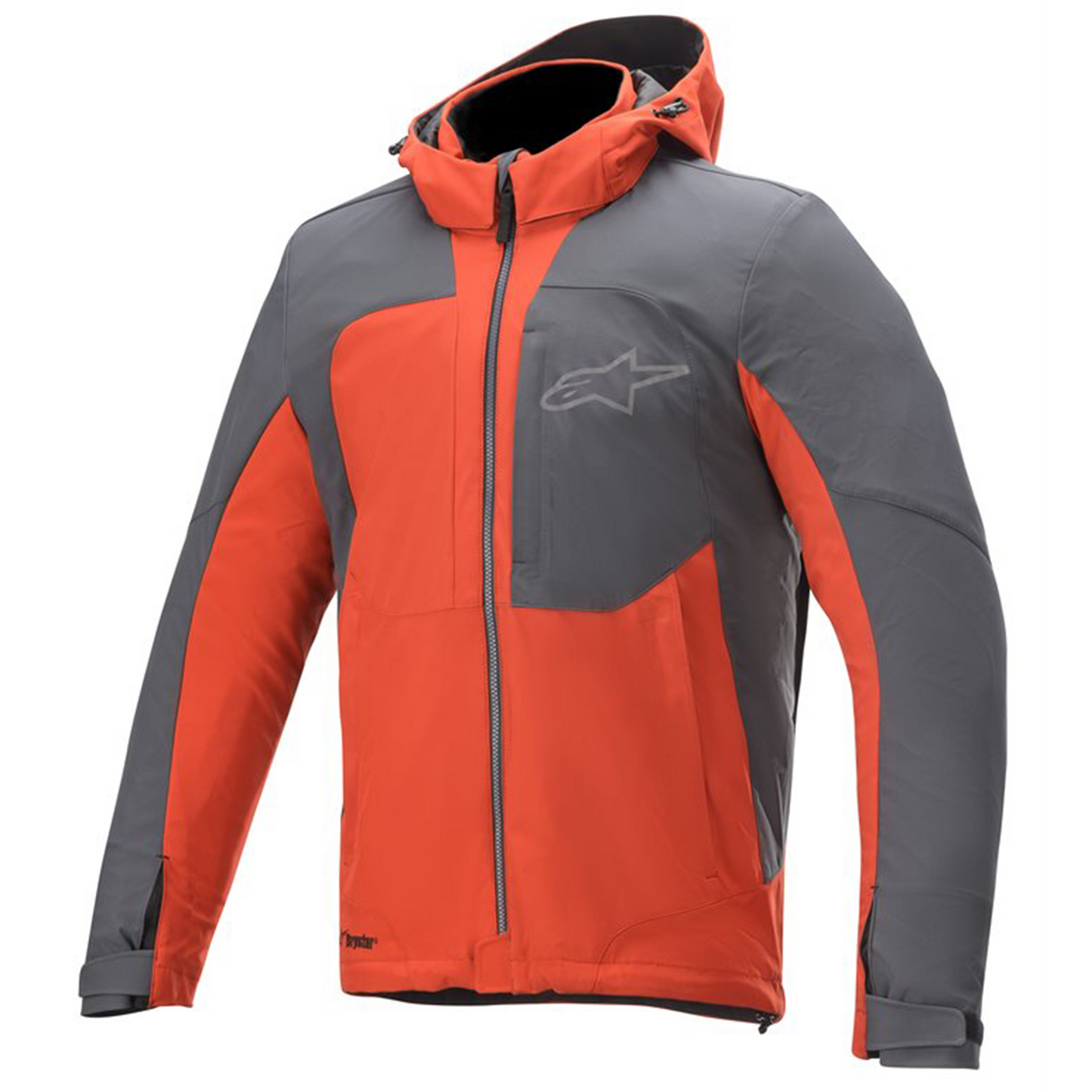 Alpinestars Alpinestars Stratos V2 Techshell Drystar Jacket - Red/Asphalt (3018) - Front View