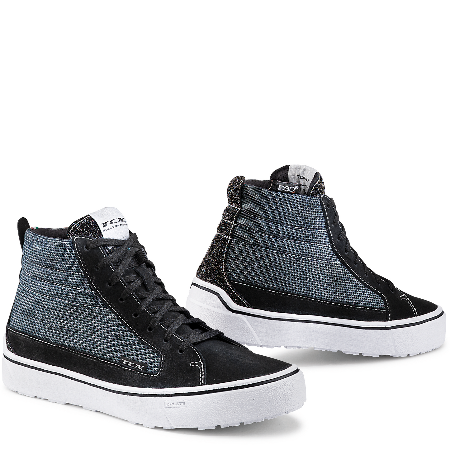 TCX TCX Street 3 Lady Tex Waterproof - Black/Grey - Front View
