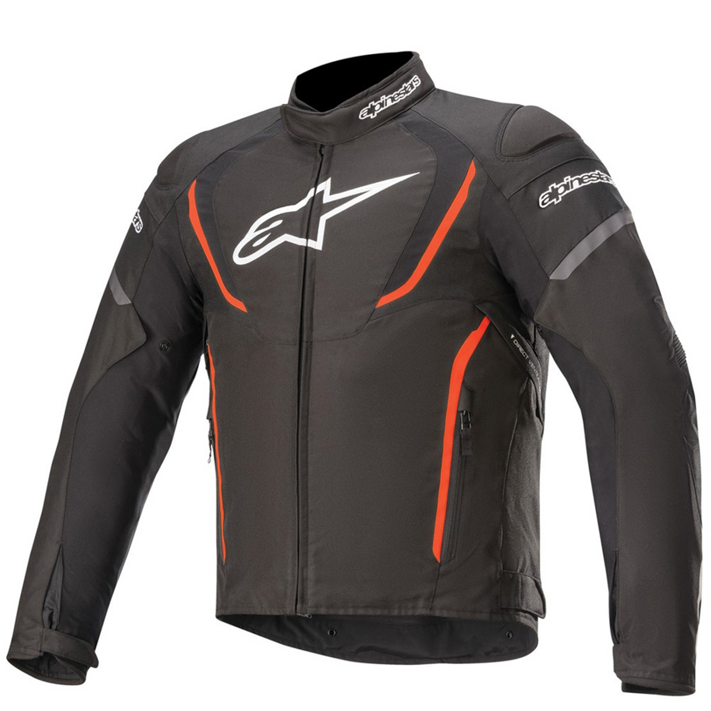 Alpinestars T-Jaws V3 Waterproof Jacket - Black/Red Fluo (1030)