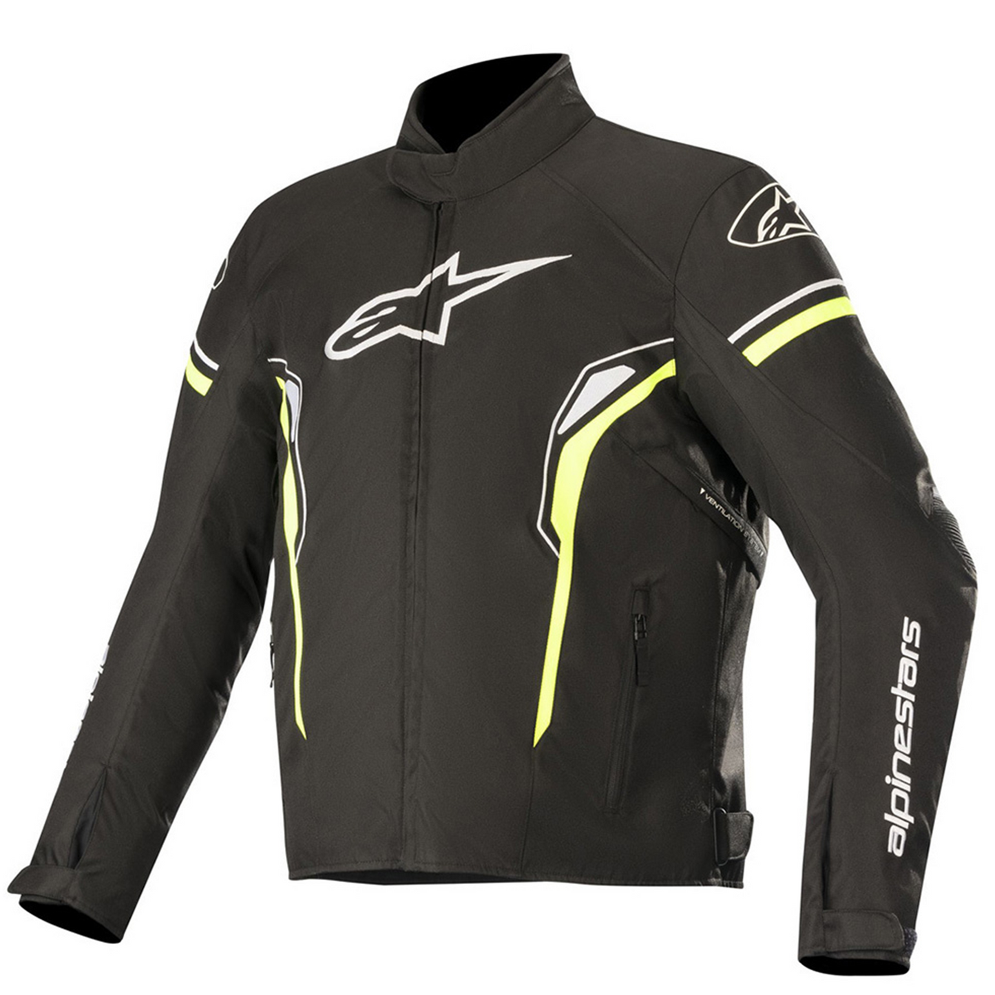 Alpinestars T-SP-1 Waterproof Jacket - Black/Yellow Fluo (155)