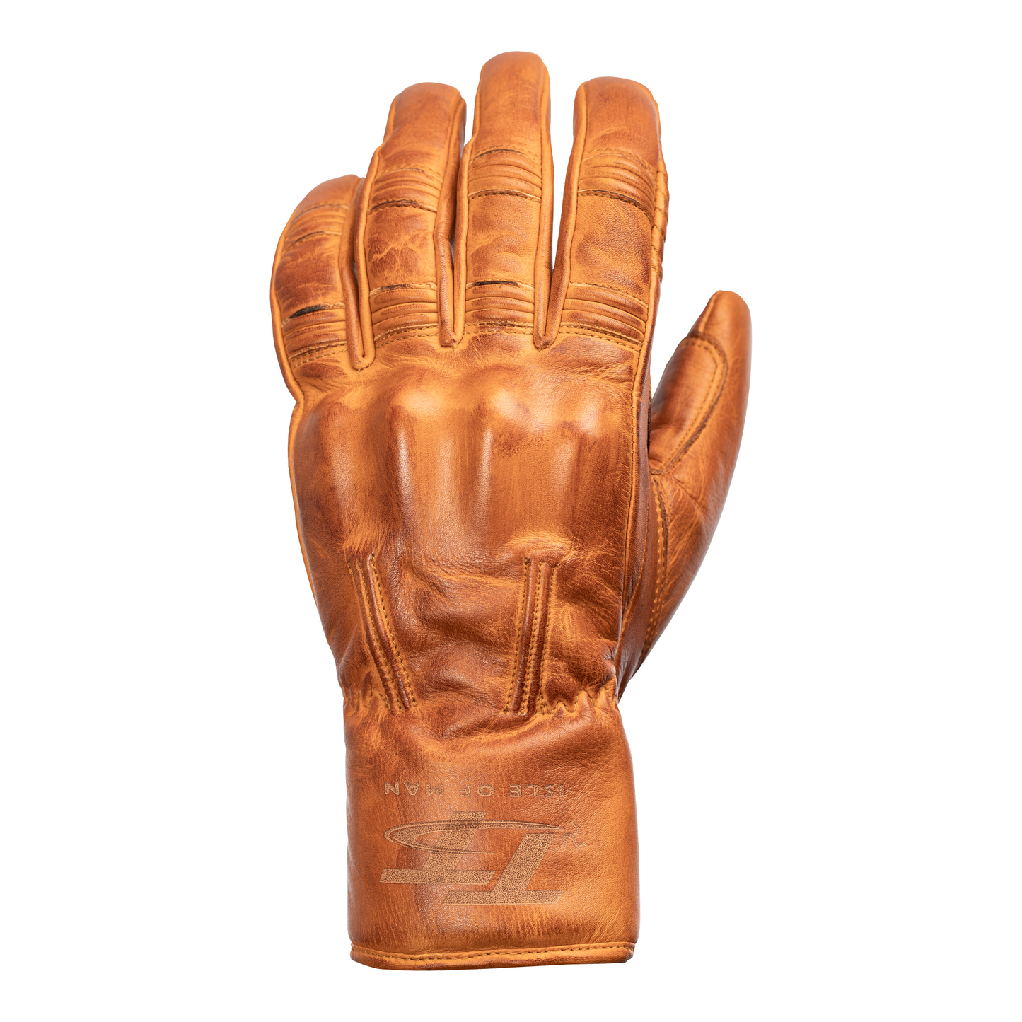 RST IOM TT Hillberry Classic Leather Riding Gloves - CE APPROVED - Tan