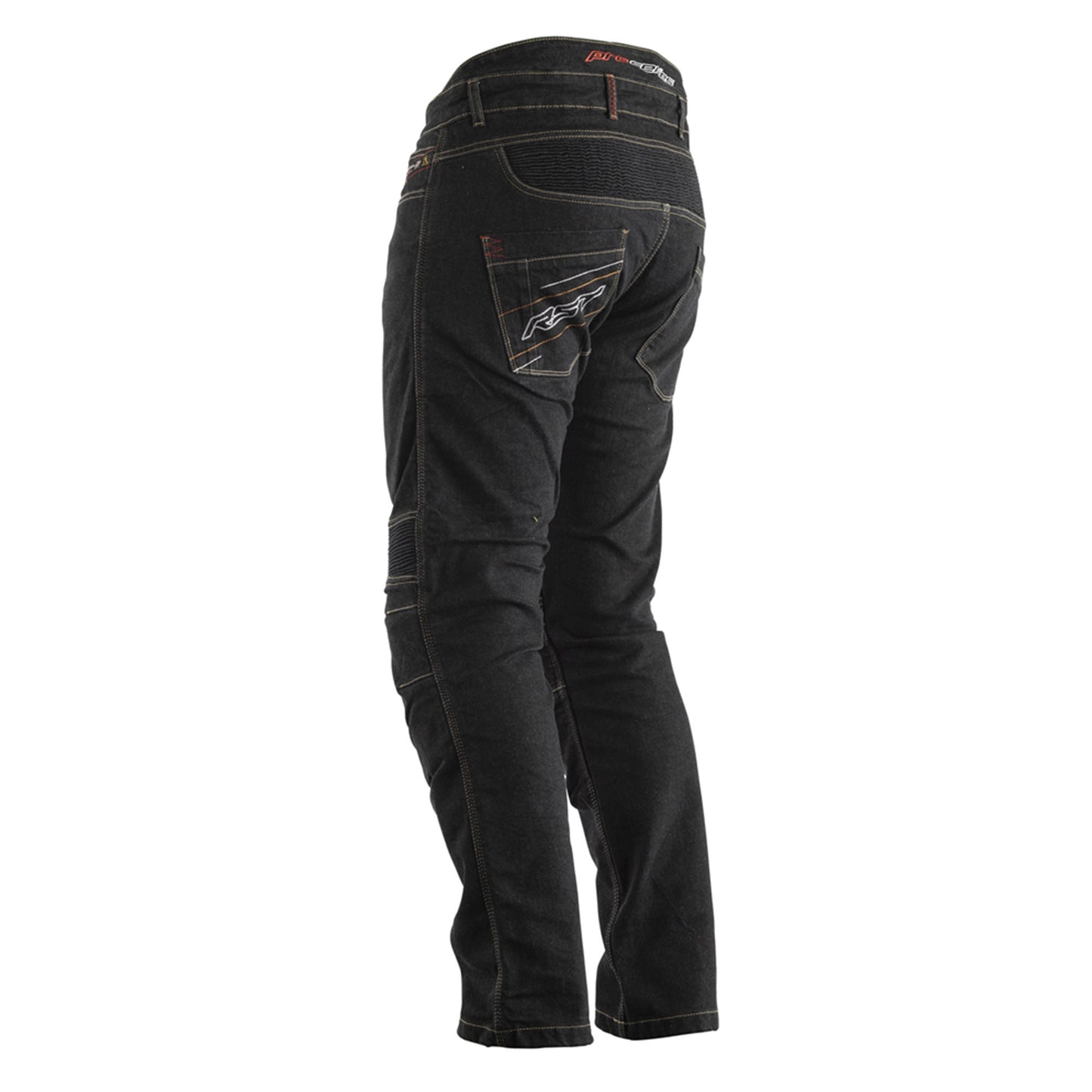 RST RST Reinforced Tech Pro CE Men's Denim Jeans - Includes Knee and Hip Armour - Short Length - Black - Detail View